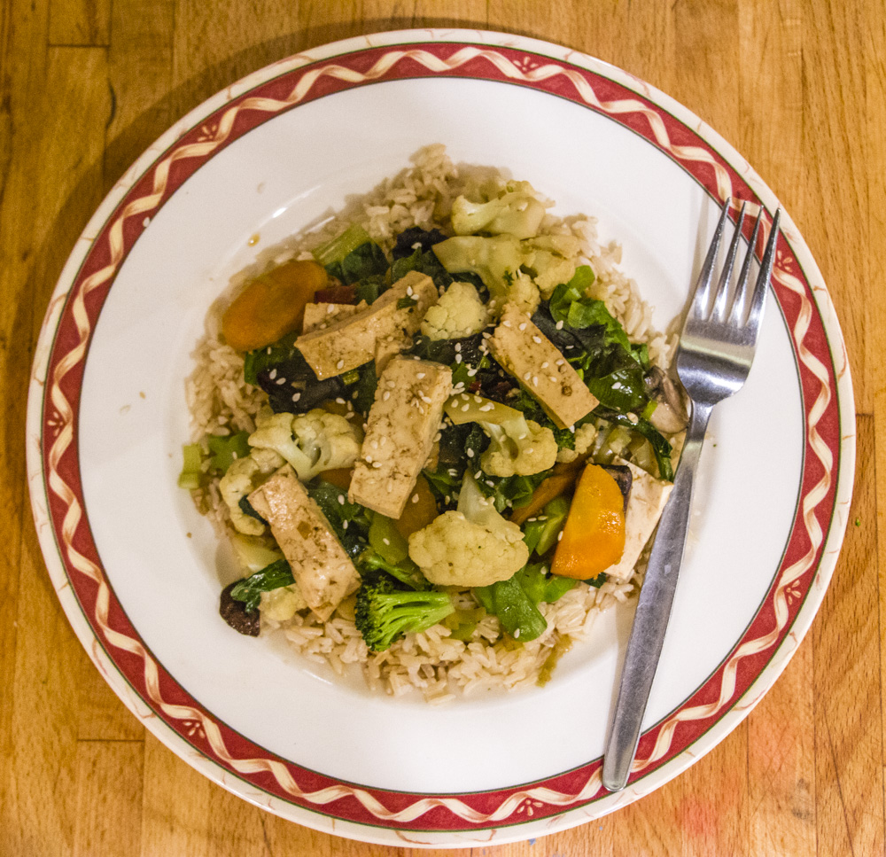 Stir Fry Vegetables with Tofu • Cindy’s Garden to Table