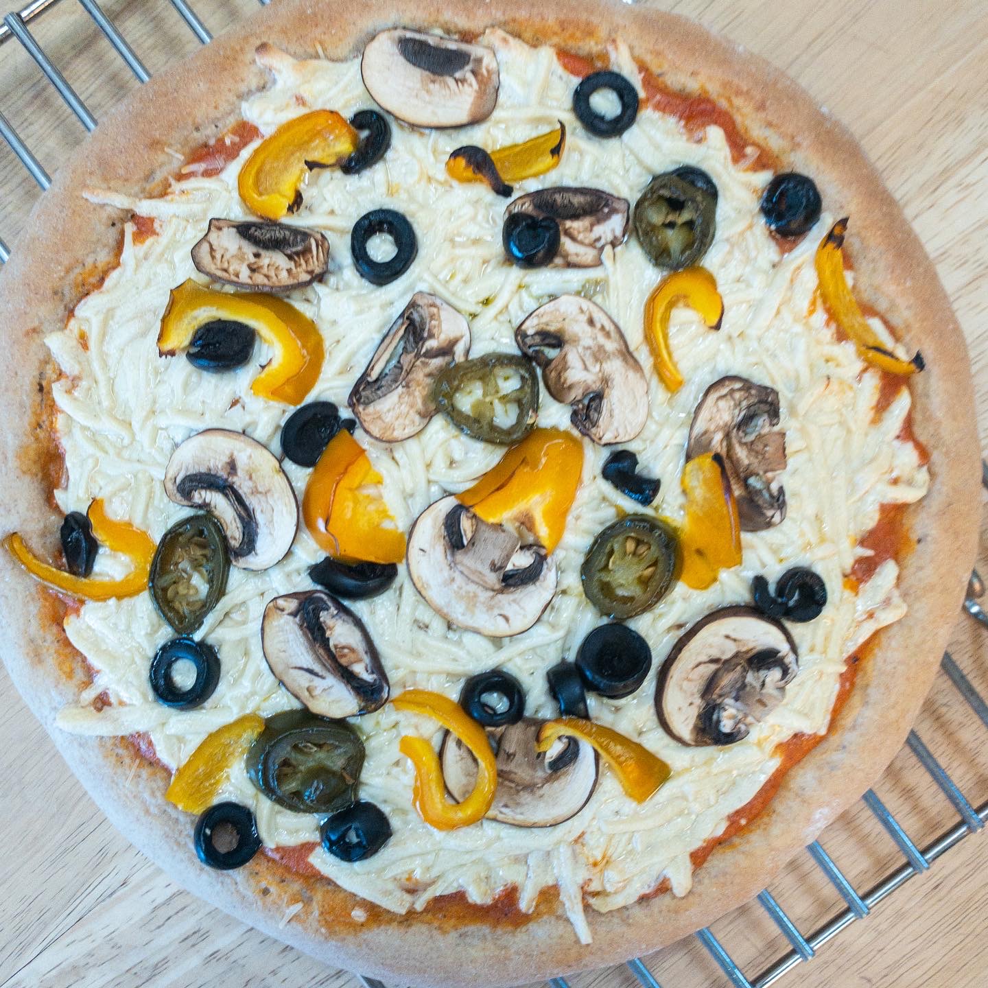 Whole Wheat Pizza • Cindy’s Garden to Table